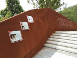 荥阳耐候钢挡土墙